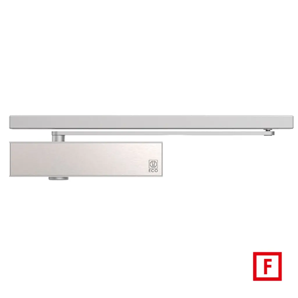 Türschließer mit Gleitschiene ECO Schulte Newton TS-41 – EN 1–4 | Komplett-Set inkl. Montageplatte – Bild 1