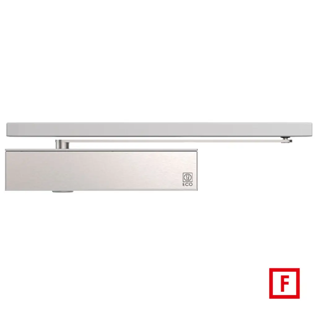 Türschließer mit Gleitschiene ECO Schulte Newton TS-61 – EN 3–6 | Komplett-Set inkl. Montageplatte – Bild 1